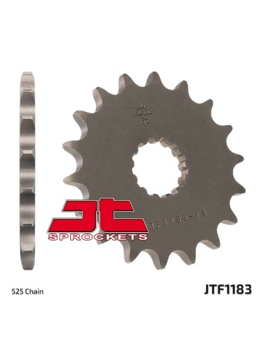 JT SPROCKETS Pinion față standard din oțel 1183 - 525