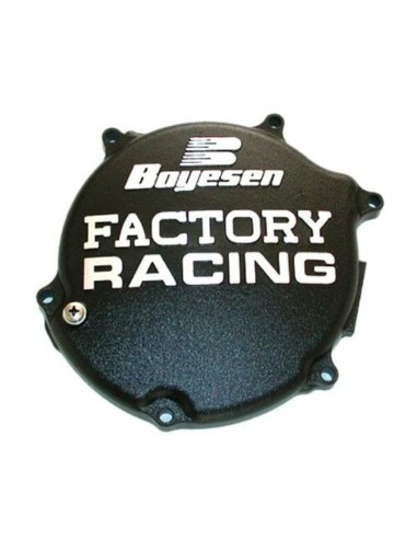 BOYESEN Factory Racing Clutch Cover Black Kawasaki KX125