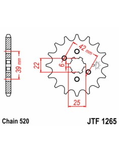 JT SPROCKETS Pinion față... 2