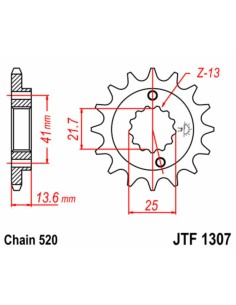 JT SPROCKETS Pinion față... 2
