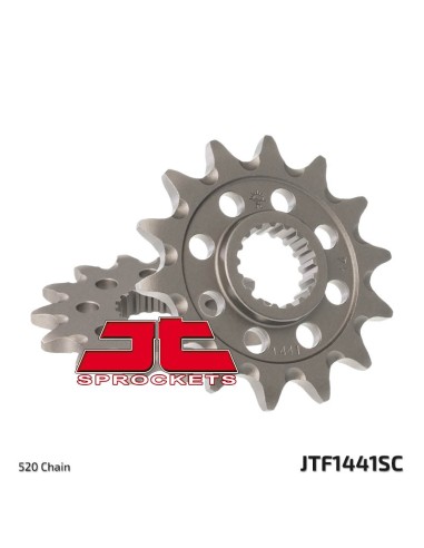 JT SPROCKETS Pinion din oțel cu autocurățare față 1441 - 520