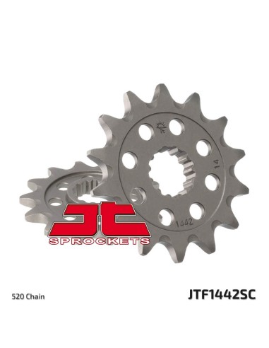 JT SPROCKETS Pinion din oțel cu autocurățare față 1442 - 520