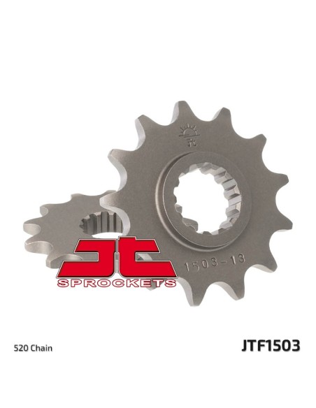 JT SPROCKETS Pinion față standard din oțel 1503 - 525