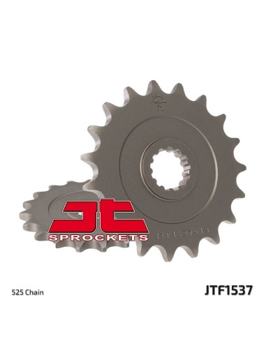 JT SPROCKETS Pinion față standard din oțel 1537 - 525