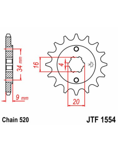 JT SPROCKETS Steel Standard Front... JT SPROCKETS Steel Standard Front...