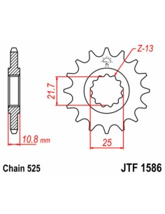 JT SPROCKETS Pinion față... 2