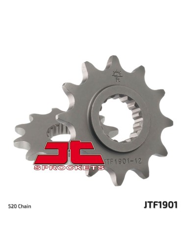 JT SPROCKETS Pinion față standard din oțel 1901 - 520