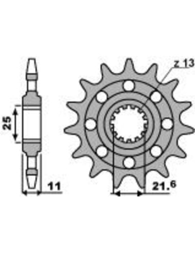 PBR Steel Standard Front Sprocket 2172 - 520