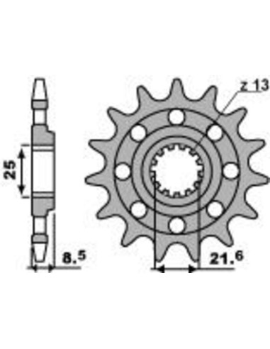 PBR Steel Standard Front Sprocket 2179 - 520