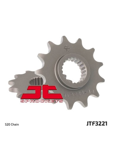 JT SPROCKETS Steel Standard Front Sprocket 3221 - 520