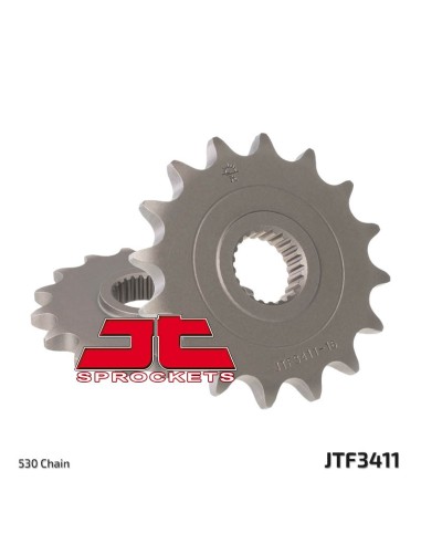 JT SPROCKETS Steel Standard Front Sprocket 3411 - 530
