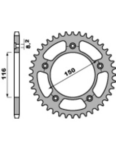 Pinion spate standard din...