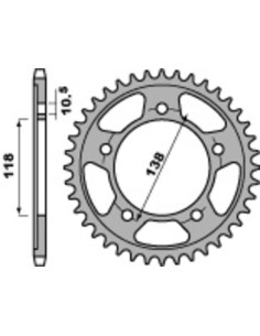 PBR Standard C45 Steel Rear...