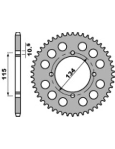Pinion spate standard din...