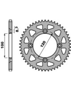 Rear sprocket PBR Steel...