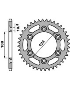 PBR Standard C45 Steel Rear...