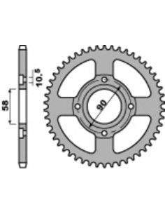 Pinion spate standard din...