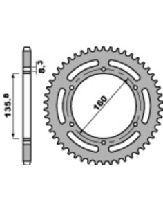 Pinion spate standard din...
