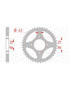 Rear sprocket AFAM Steel...