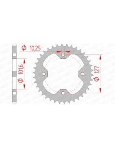 Rear sprocket AFAM Steel...