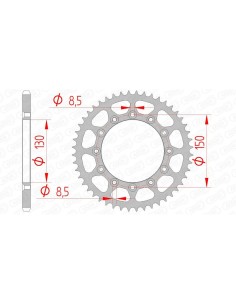 Rear sprocket AFAM Steel...
