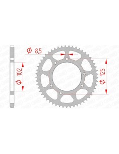 Rear sprocket AFAM Steel...