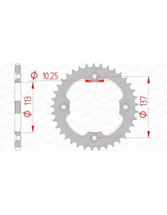 Rear sprocket AFAM Steel...