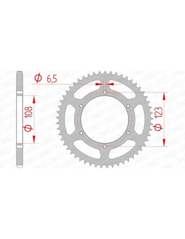 Pinion standard din oțel AFAM 92114 - 420