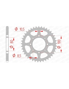 Rear sprocket AFAM Steel...