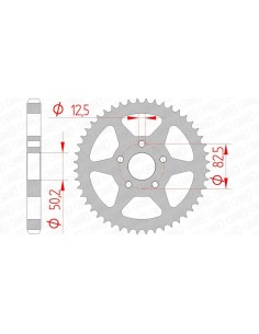 Rear sprocket AFAM Steel...