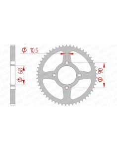 Rear sprocket AFAM Steel...