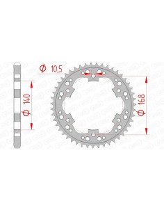Rear sprocket AFAM Steel...