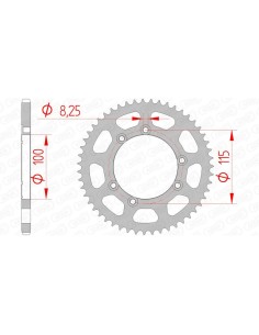 Rear sprocket AFAM Steel...