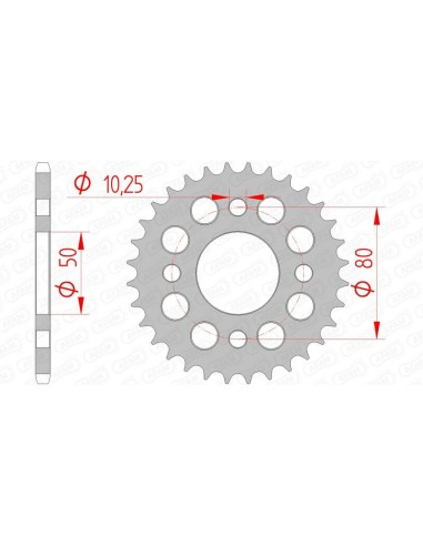 Pinion standard din oțel AFAM 92127 - 420
