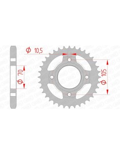 Rear sprocket AFAM Steel...