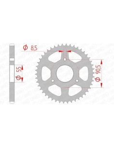 Rear sprocket AFAM Steel...