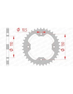 Rear sprocket AFAM Steel...