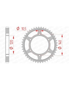 Rear sprocket AFAM Steel...