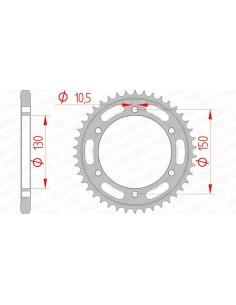 Rear sprocket AFAM Steel...