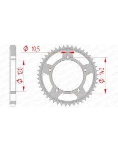 Rear sprocket AFAM Steel...
