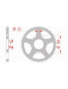Rear sprocket AFAM Steel...