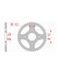 Pinion standard din oțel...