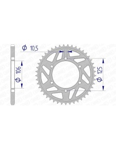 Rear sprocket AFAM...