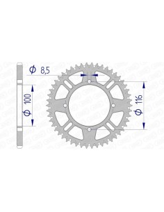 Rear sprocket AFAM...