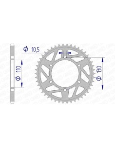Rear sprocket AFAM...