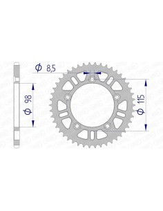 Rear sprocket AFAM...