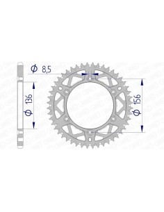 Rear sprocket AFAM...