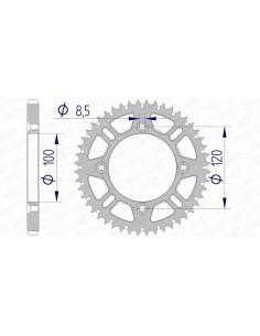 Rear sprocket AFAM...