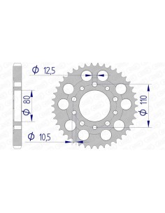 Rear sprocket AFAM...