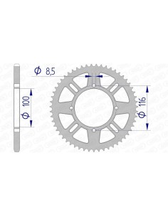 Rear sprocket AFAM...